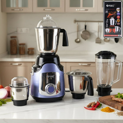 Orbit Heavy Duty 1 hp (746) Watts Mixer Grinder with 4 Multipurpose Jars signaturekarts