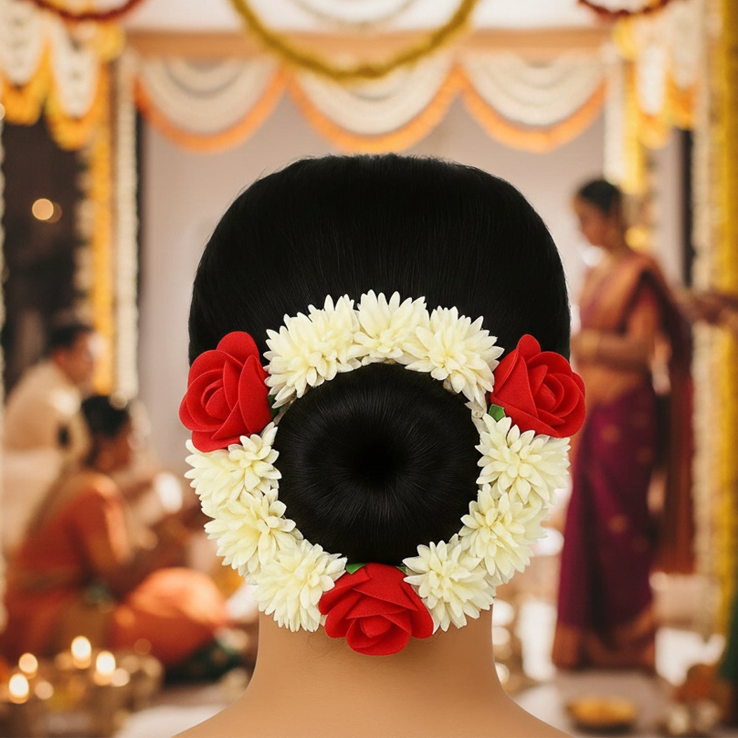 Traditional Artificial Flower Gajra (1 Pc) The Morsignaturekarts