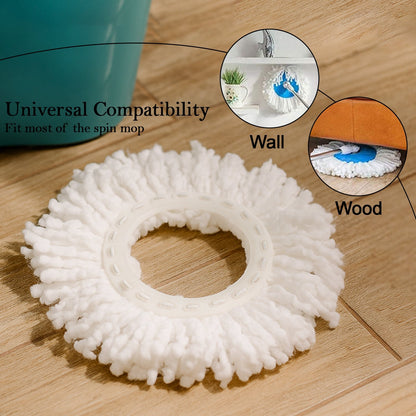 Microfiber Spin Mop Refill Head 360° Rotating Mop (5 Pc) signaturekarts