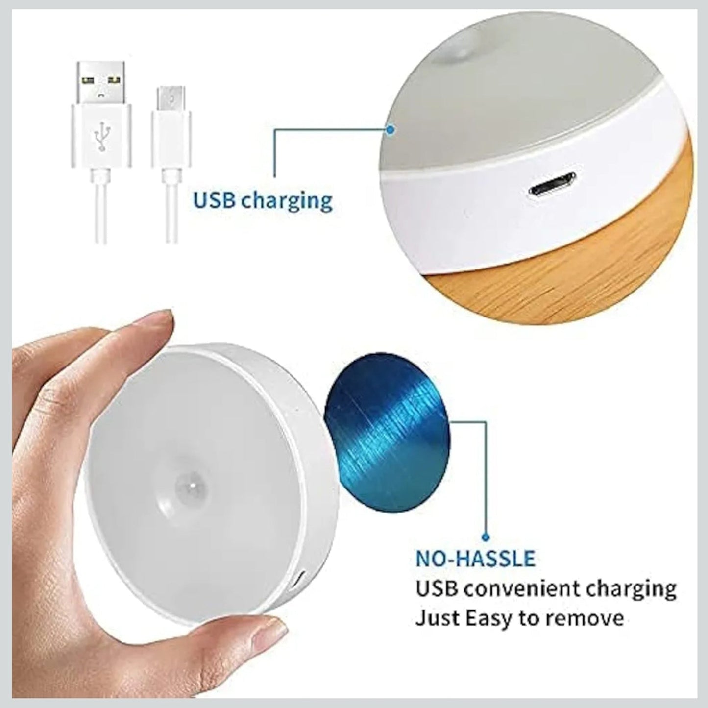 Rechargeable Motion Sensor Night Light (1 Pc) The Morsignaturekarts
