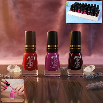 Premium Blush Nail Polish (1 Pc, Mix Color, 6 ml) The Morsignaturekarts