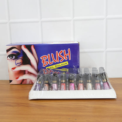 Blush Metallic Mini Nail Polish (Mix Color / 6 ML / 1 Pc) The Morsignaturekarts