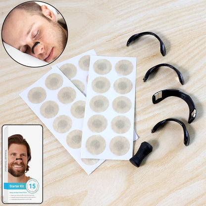 Nasal Strip Starter Kit - Boost Oxygen Intake, Reduce Snoring (1 Set) The Morsignaturekarts