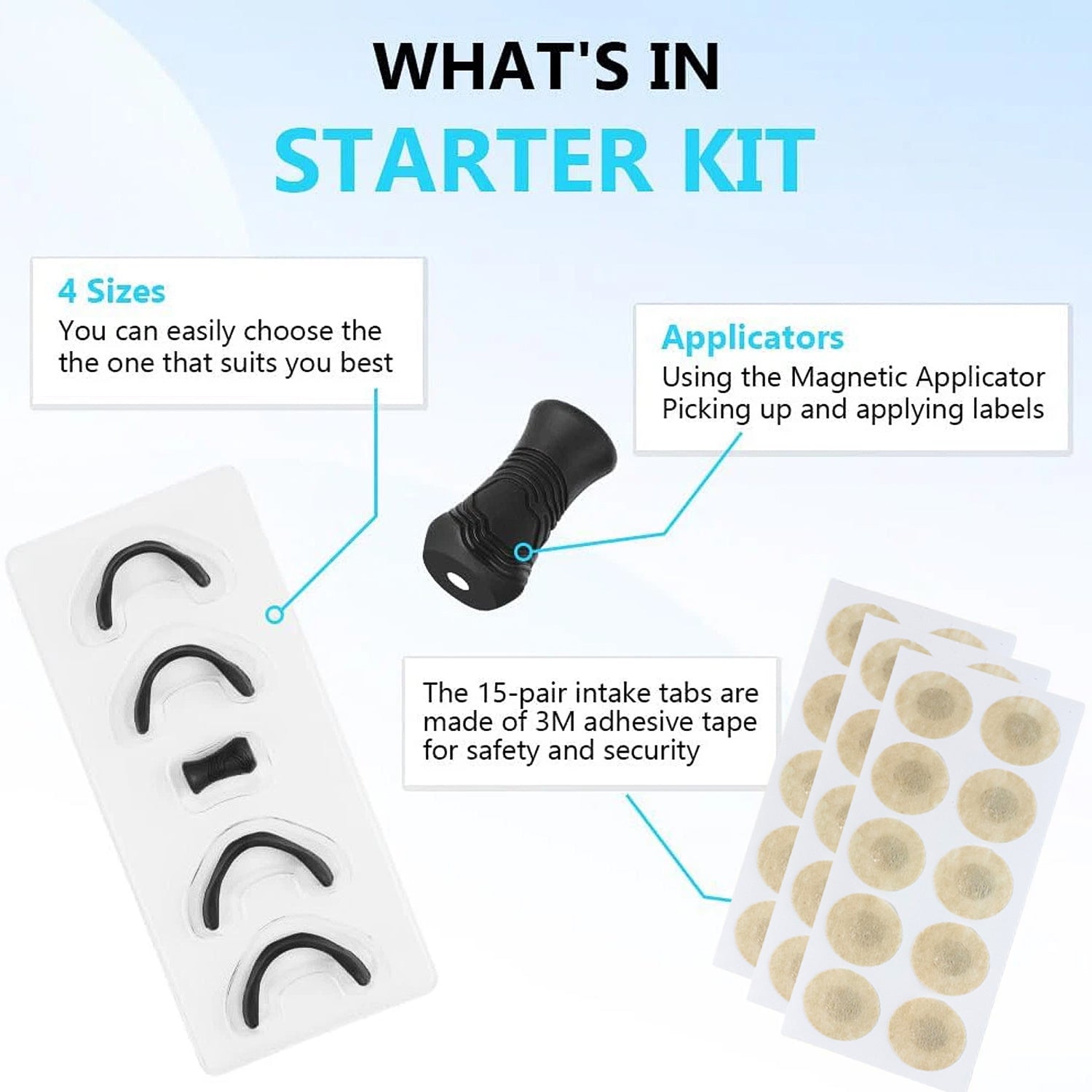 Nasal Strip Starter Kit - Boost Oxygen Intake, Reduce Snoring (1 Set) The Morsignaturekarts