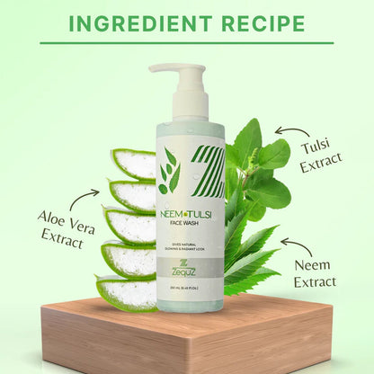 Zequz Neem & Tulsi Face Wash - (1 Pc / 250 ML) signaturekarts