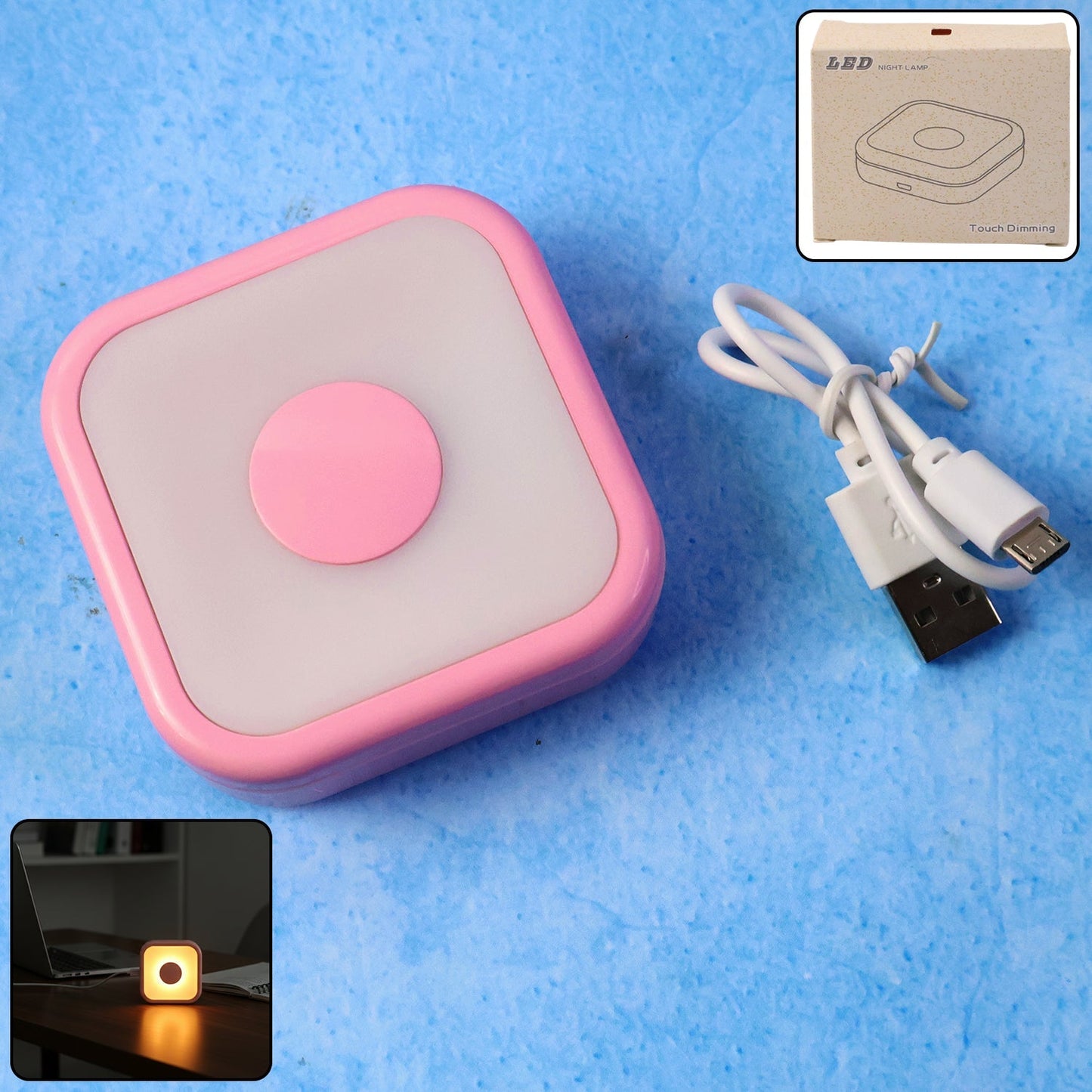 Portable USB-Powered Touch Sensor LED Night Lamp (1 Pc) The Morsignaturekarts
