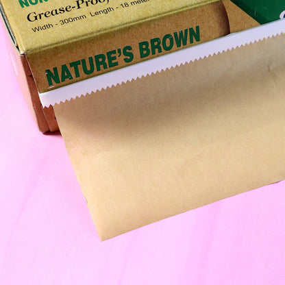 Freshee Nature’s Brown Non-Stick Food Paper 18 Meter + 2 Meter Free (Total 20 Meter) signaturekarts
