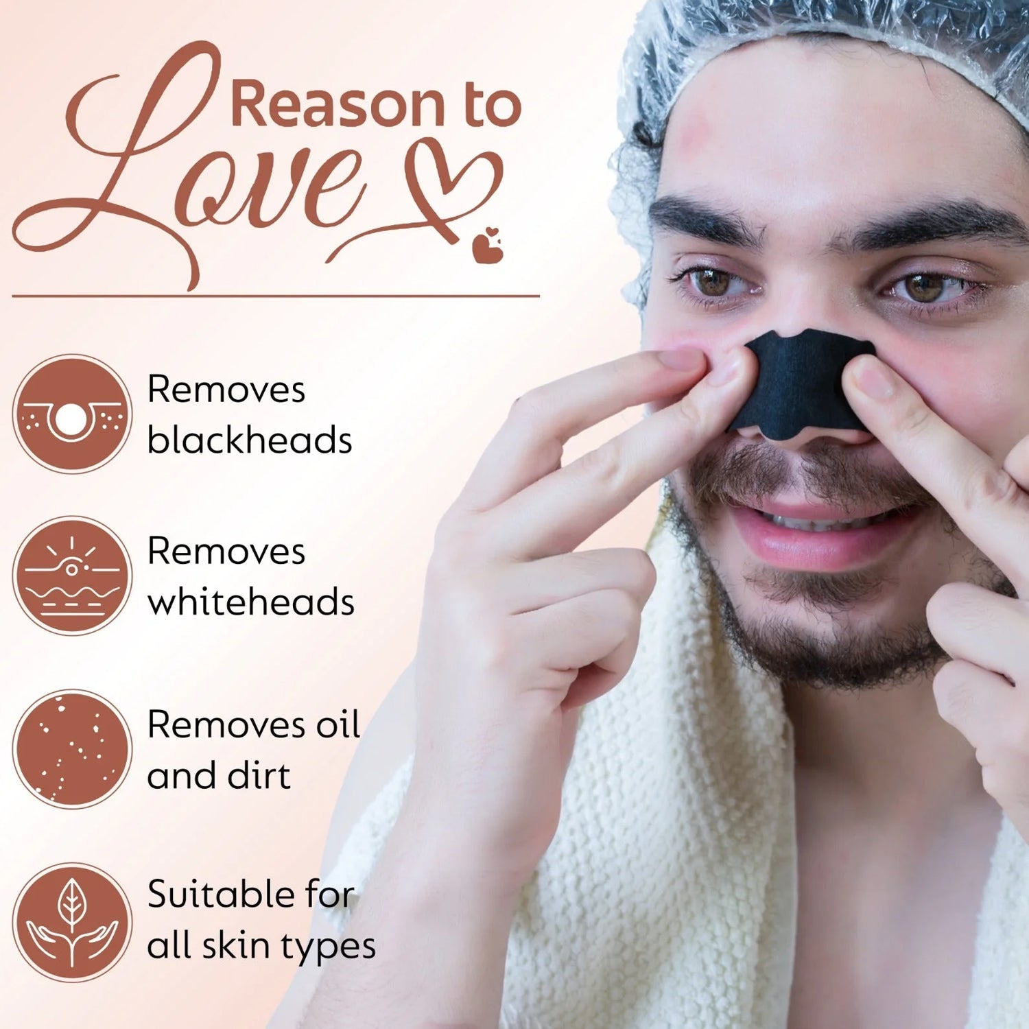 In'lief Bamboo Charcoal Deep Cleansing Nose (8 Strips) signaturekarts