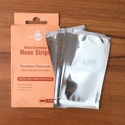 In'lief Bamboo Charcoal Deep Cleansing Nose (8 Strips) signaturekarts