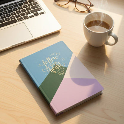 Hardcover Ruled Notebook, Diary & 200 Pages 21x15 cm (1 Pc) Signature Kart