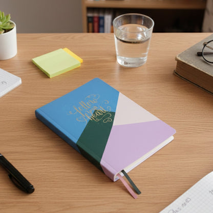 Hardcover Ruled Notebook, Diary & 200 Pages 21x15 cm (1 Pc) Signature Kart