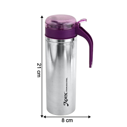 Apex 750ml Approx. Stainless Steel Oil Pourer (1 Pc) signaturekarts