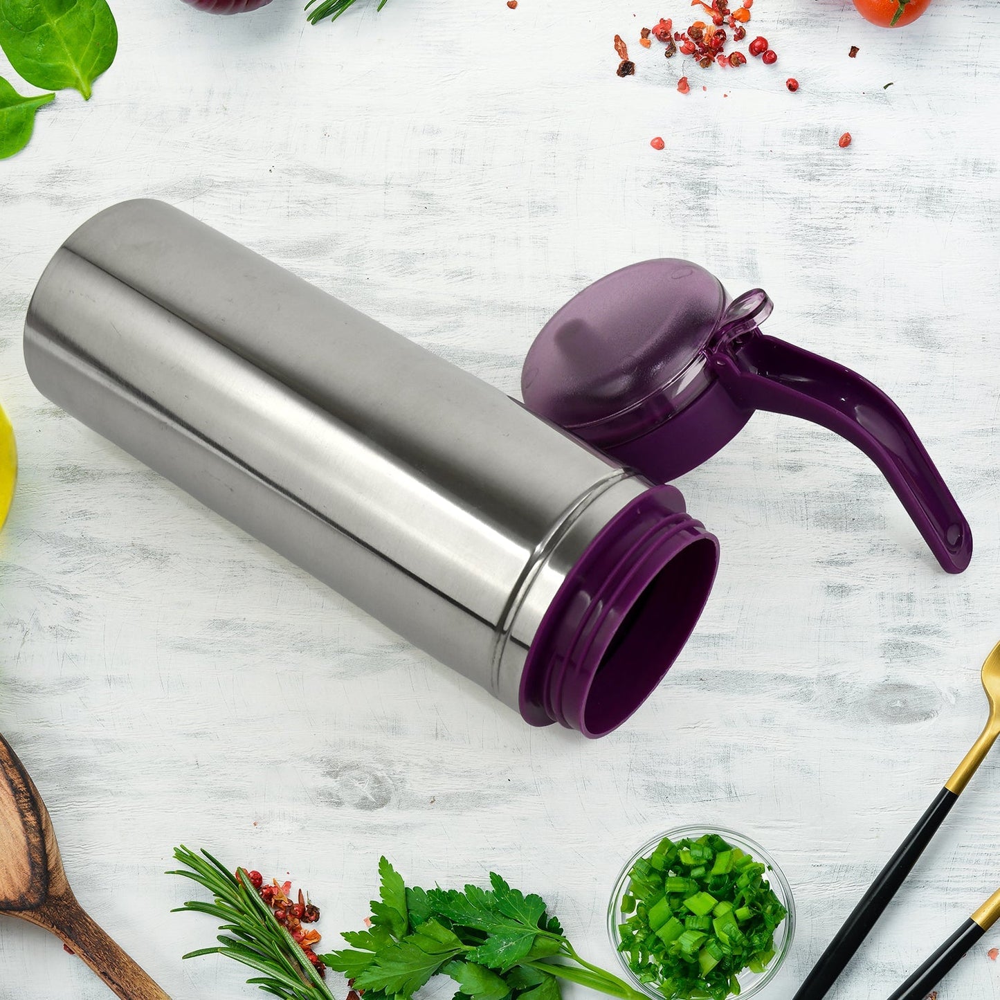 Apex 750ml Approx. Stainless Steel Oil Pourer (1 Pc) signaturekarts