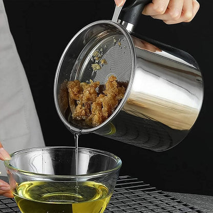 Premium Stainless Steel Oil Filter Pot (1.3 Ltr) The Morsignaturekarts