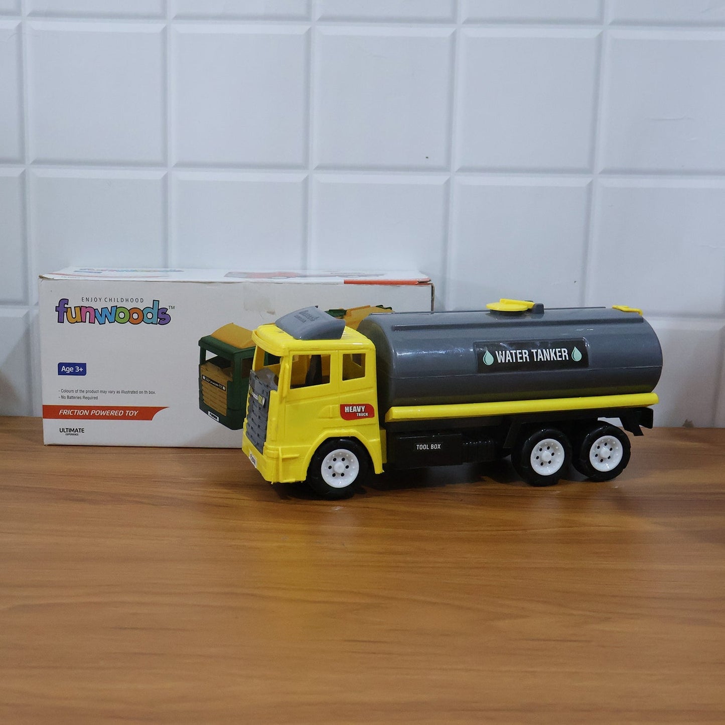 Funwoods Water Tanker Toy Truck - (1 Pc) signaturekarts