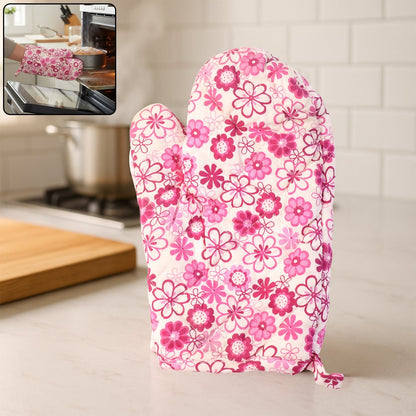 Designer Multicoloured Oven Mitt and Pot Holder (24 Cm) Your Brand