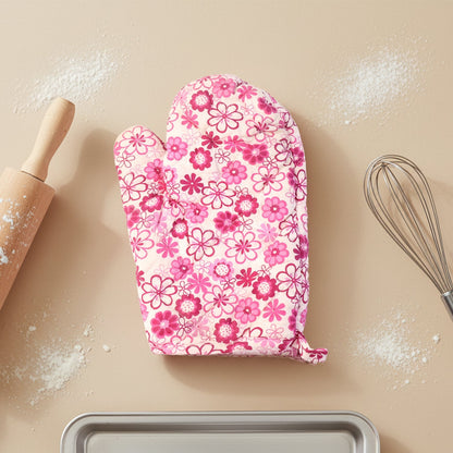 Designer Multicoloured Oven Mitt and Pot Holder (24 Cm) Your Brand