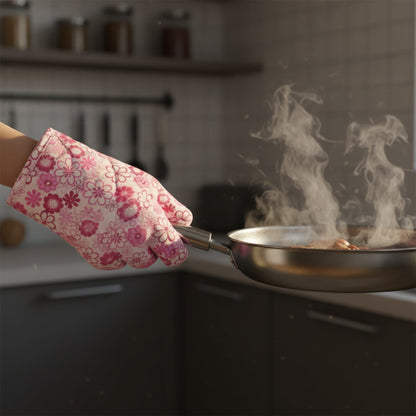 Designer Multicoloured Oven Mitt and Pot Holder (24 Cm) Your Brand