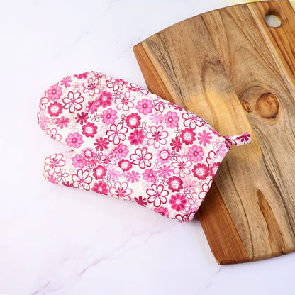 Designer Multicoloured Oven Mitt and Pot Holder (24 Cm) Your Brand