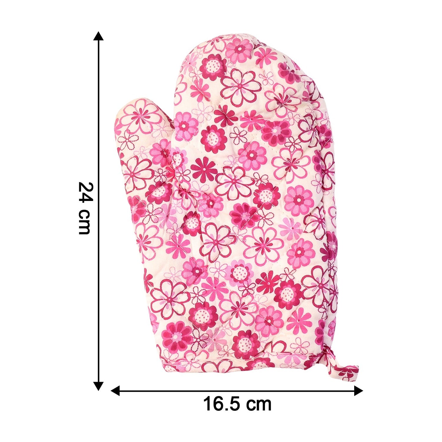Designer Multicoloured Oven Mitt and Pot Holder (24 Cm) Your Brand