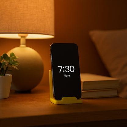 Adjustable Foldable Plastic Mobile Phone Stand (1 Pc / Mix Color) Signature kart