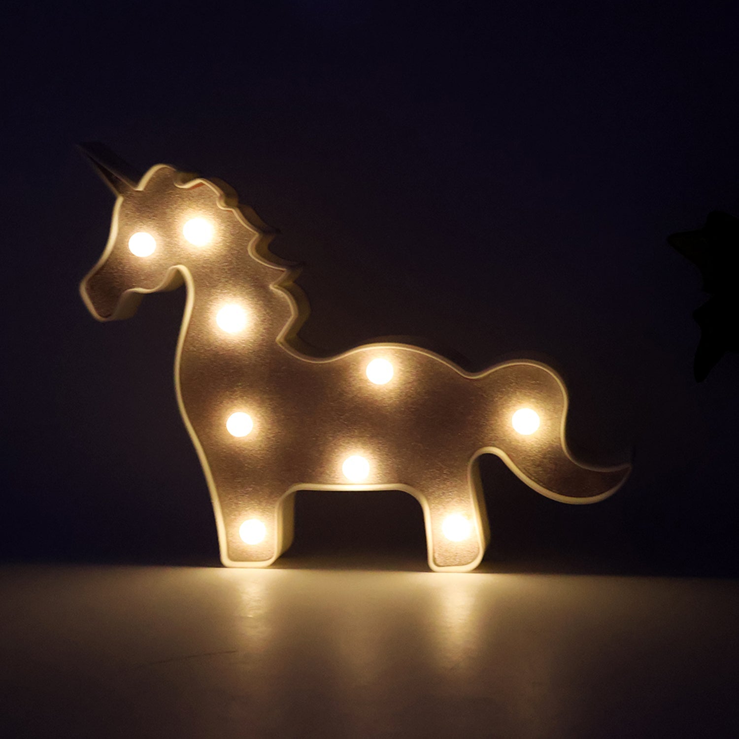 Magical Unicorn Shaped LED Decorative Night Light (1 Pc) signaturekarts