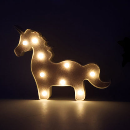 Magical Unicorn Shaped LED Decorative Night Light (1 Pc) signaturekarts