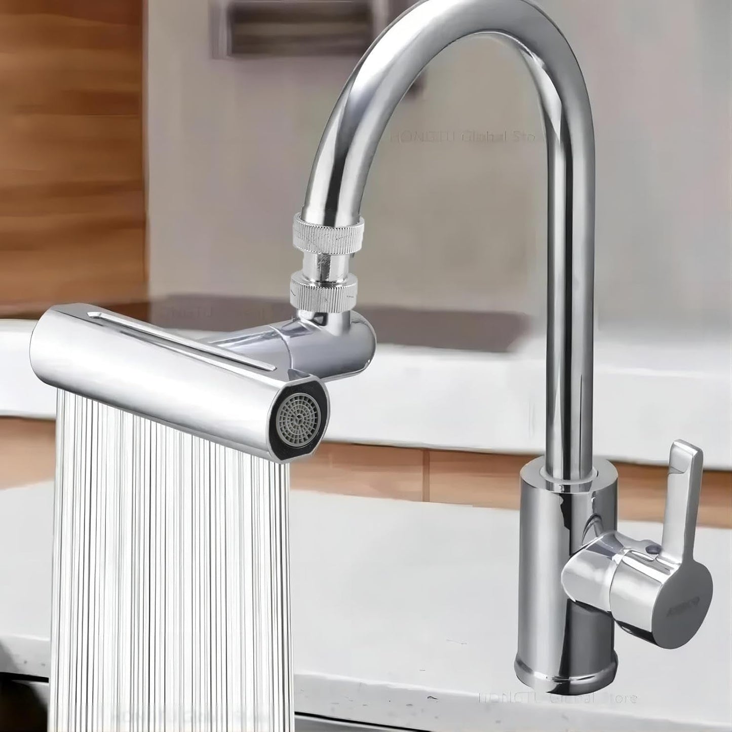 Plastic Universal Shower Head – Adjustable, High Pressure & Water Saving (1 Pc) Signaturekarts