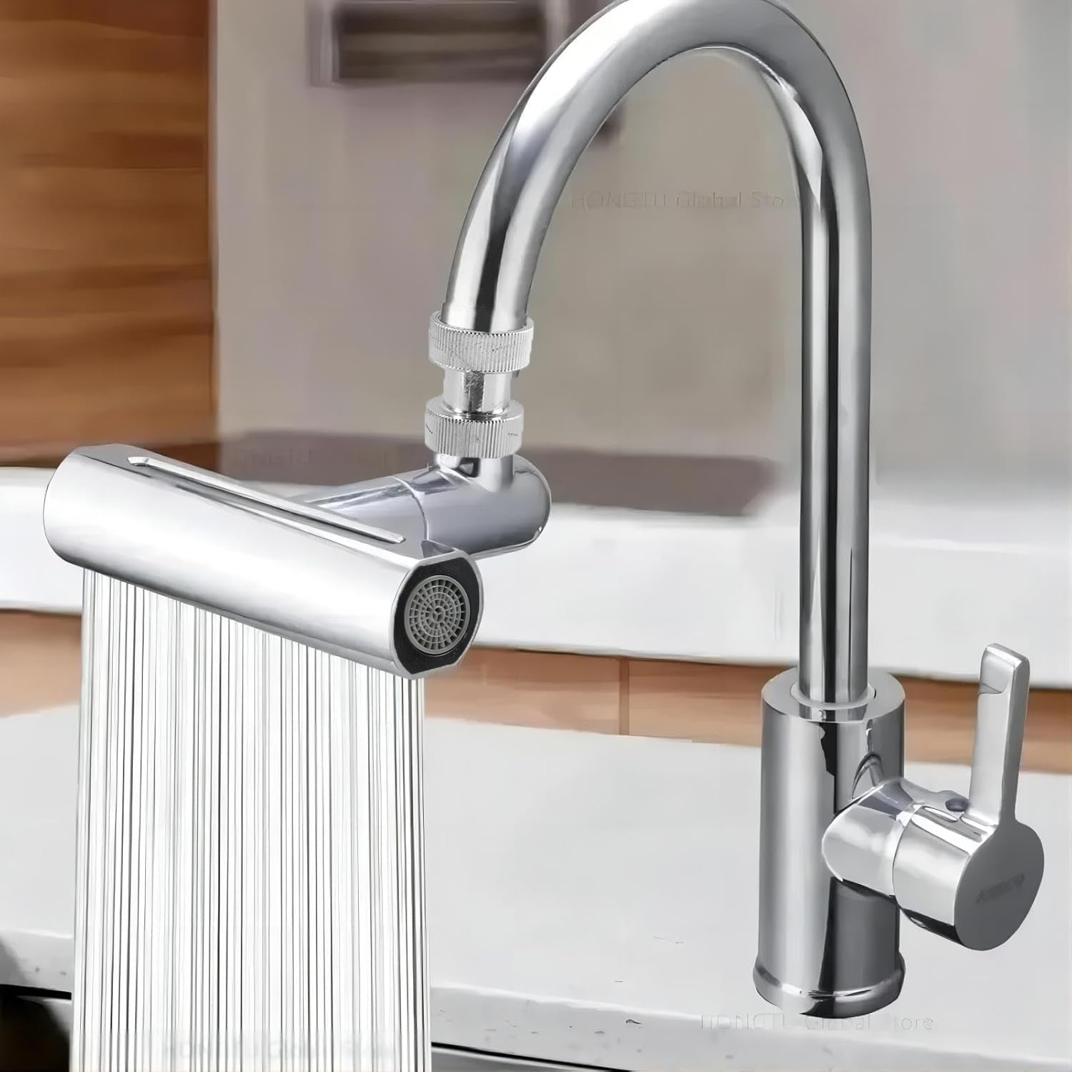 Plastic Universal Shower Head – Adjustable, High Pressure & Water Saving (1 Pc) Signaturekarts