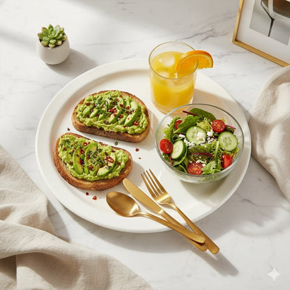 Large Round Multi-Purpose Serving Plate / Tray (1 Pc / 33 Cm) signaturekarts