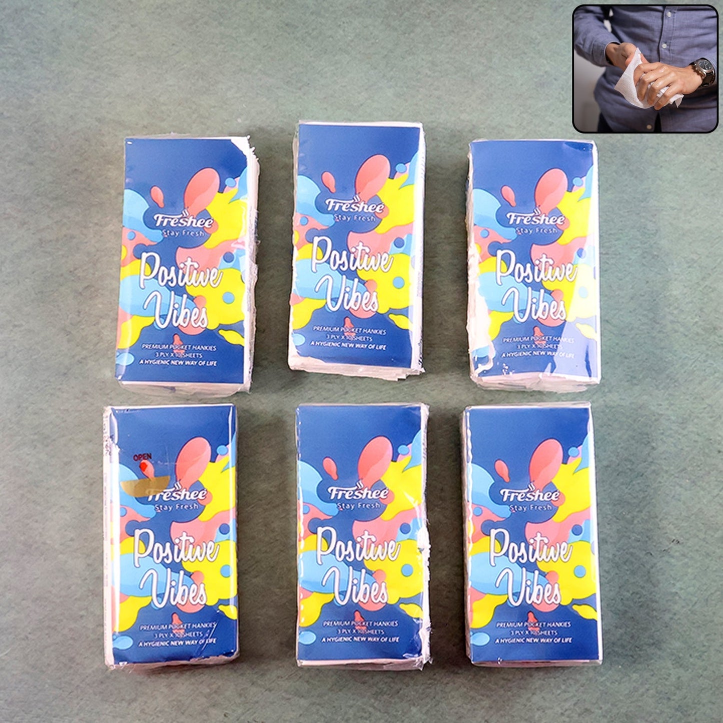 Premium 6-in-1 Soft Pocket Tissue Pack (60 Sheet) The Morsignaturekarts