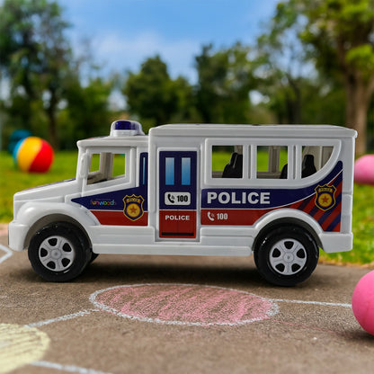 Funwoods Police Van Toy - (1 Pc) signaturekarts