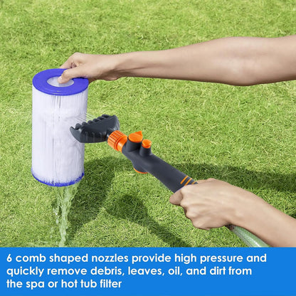 High-Pressure Pool Filter Cartridge Cleaner Nozzle (1 Pc) signaturekarts
