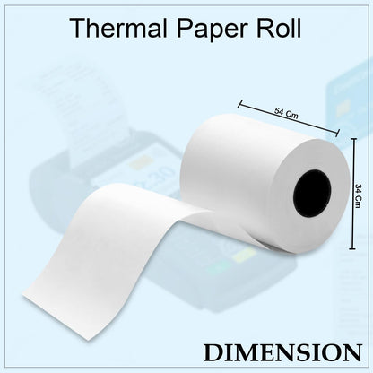 Thermal Label Roll for Barcode Printing (57 x 34 Cm) The Morsignaturekarts
