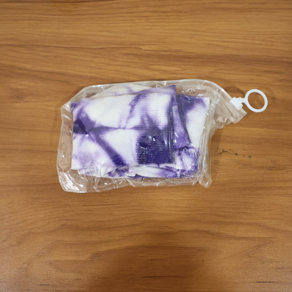 Purple & White Tie-Dye Long Socks (1 Pair) The Morsignaturekarts