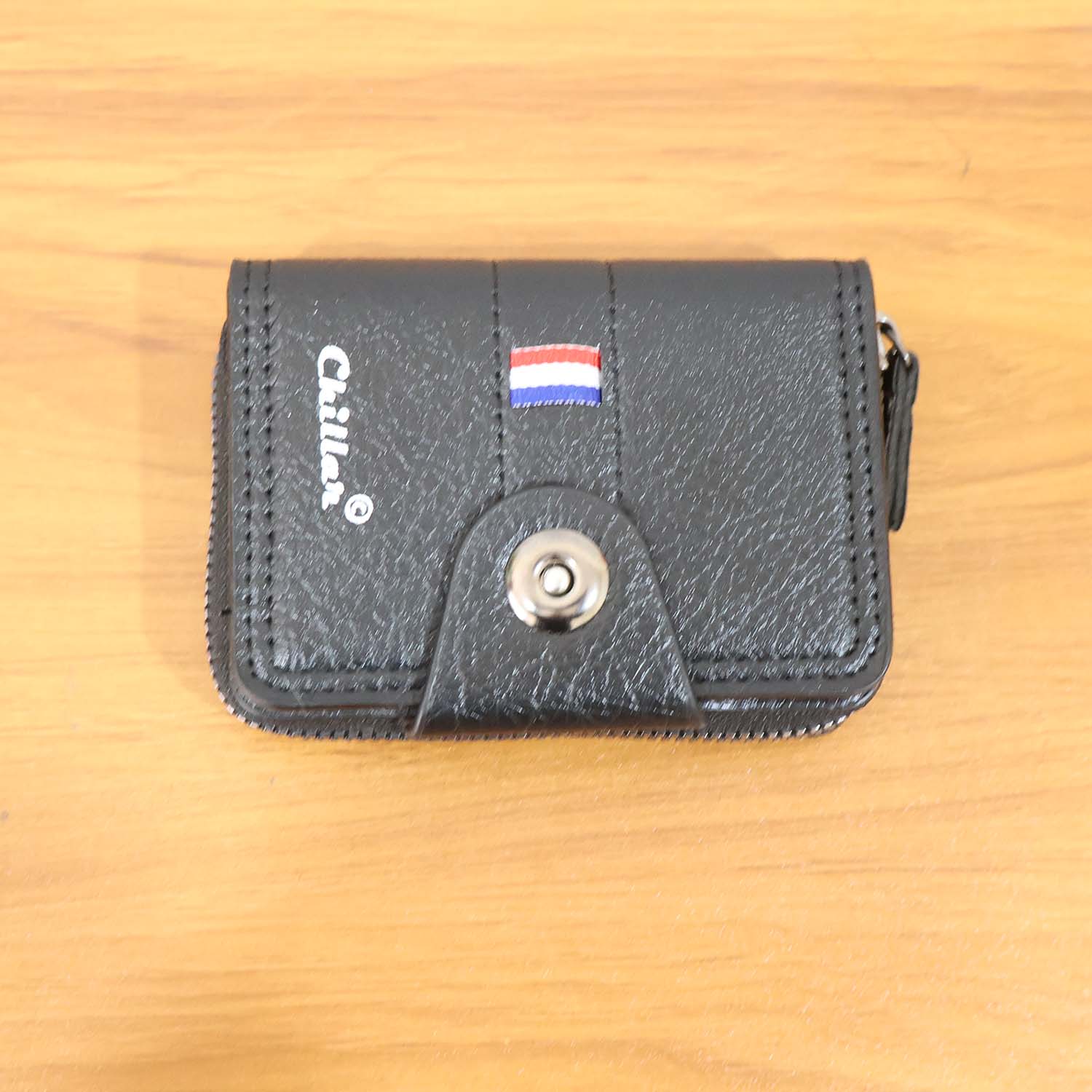 Premium Black Zip-Around Card Holder Wallet (1 Pc) The Morsignaturekarts