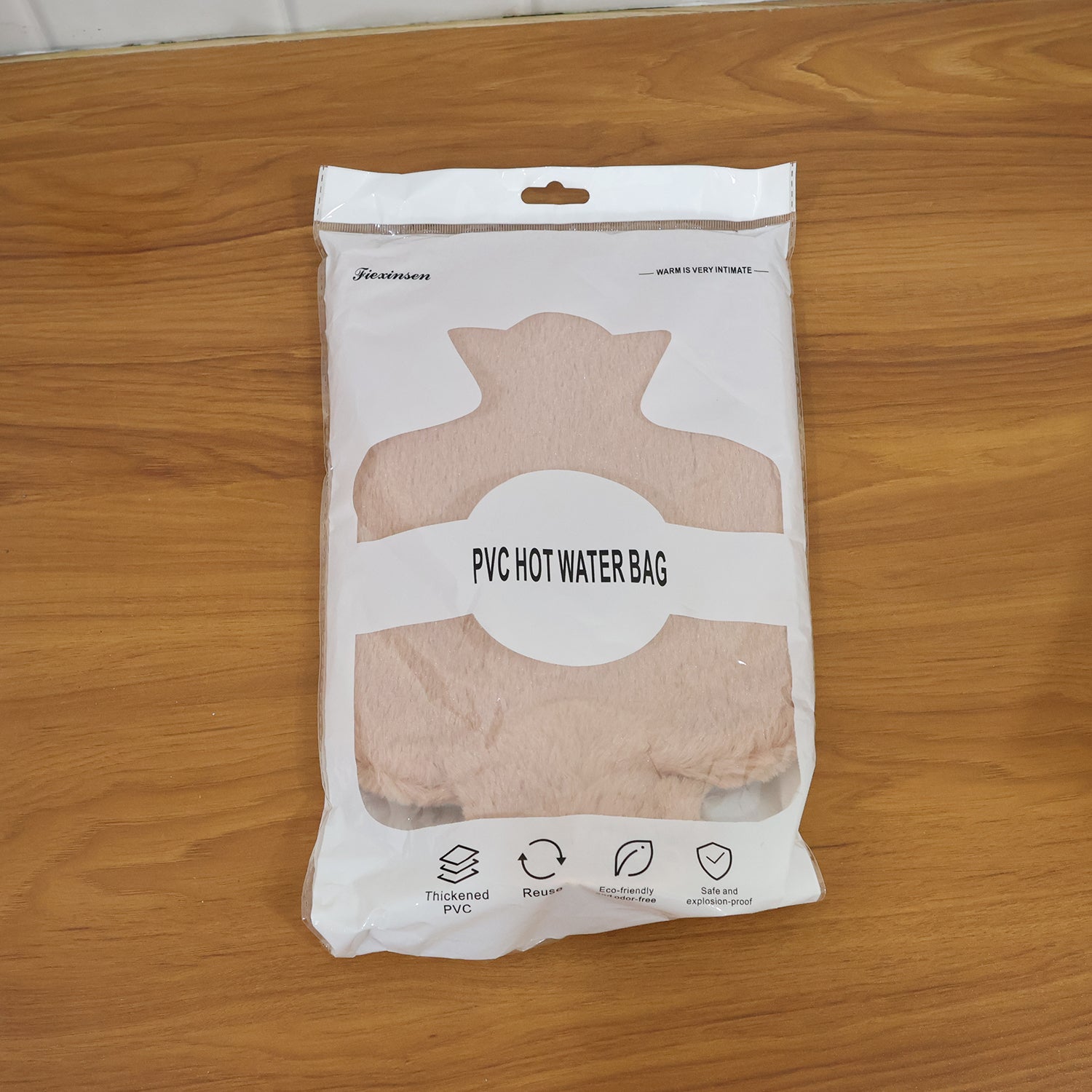 PVC Hot Water Bag with Soft Fur Cover (1 Pc) The Morsignaturekarts