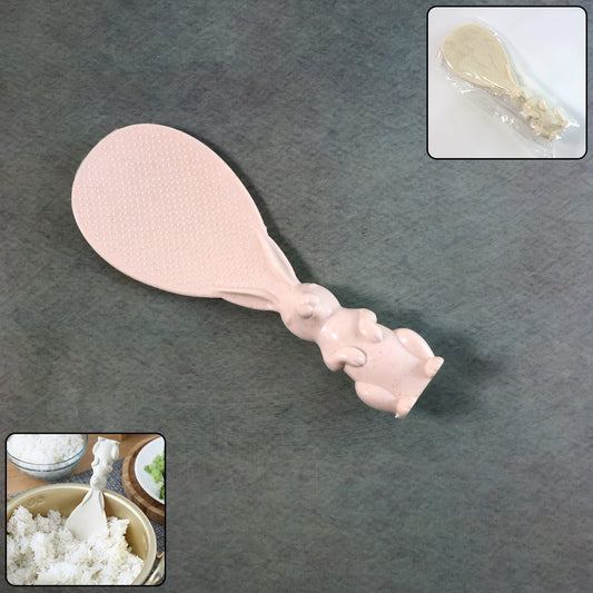 Cute Bunny Handle Non-Stick Rice Serving Spoon (1 Pc) The Morsignaturekarts