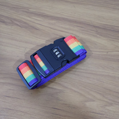 Heavy-Duty Rainbow Webbing with 3-Digit Code Lock signaturekarts