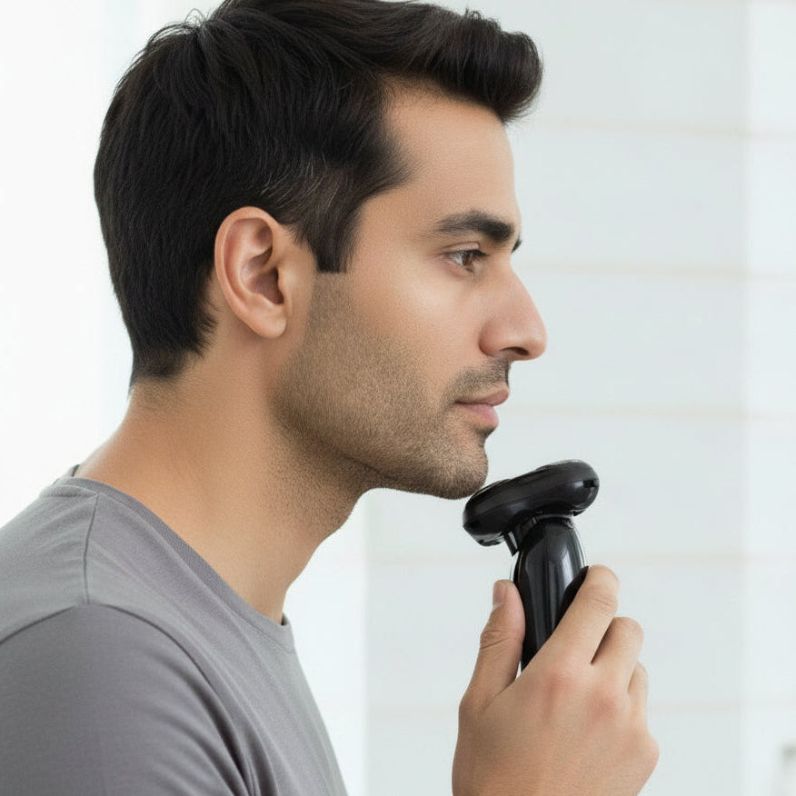 Rechargeable Electric Rotary Shaver Trimmer For Men (1 Set)