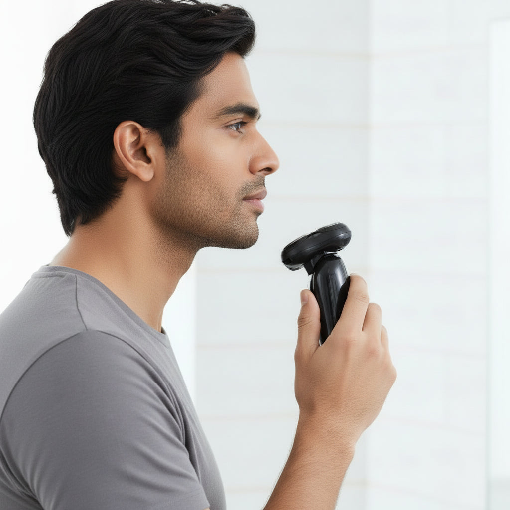 Rechargeable Electric Rotary Shaver Trimmer For Men (1 Set)