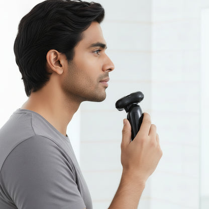 Rechargeable Electric Rotary Shaver Trimmer For Men (1 Set)
