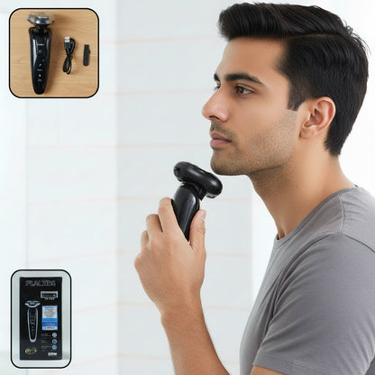 Rechargeable Electric Rotary Shaver Trimmer For Men (1 Set)