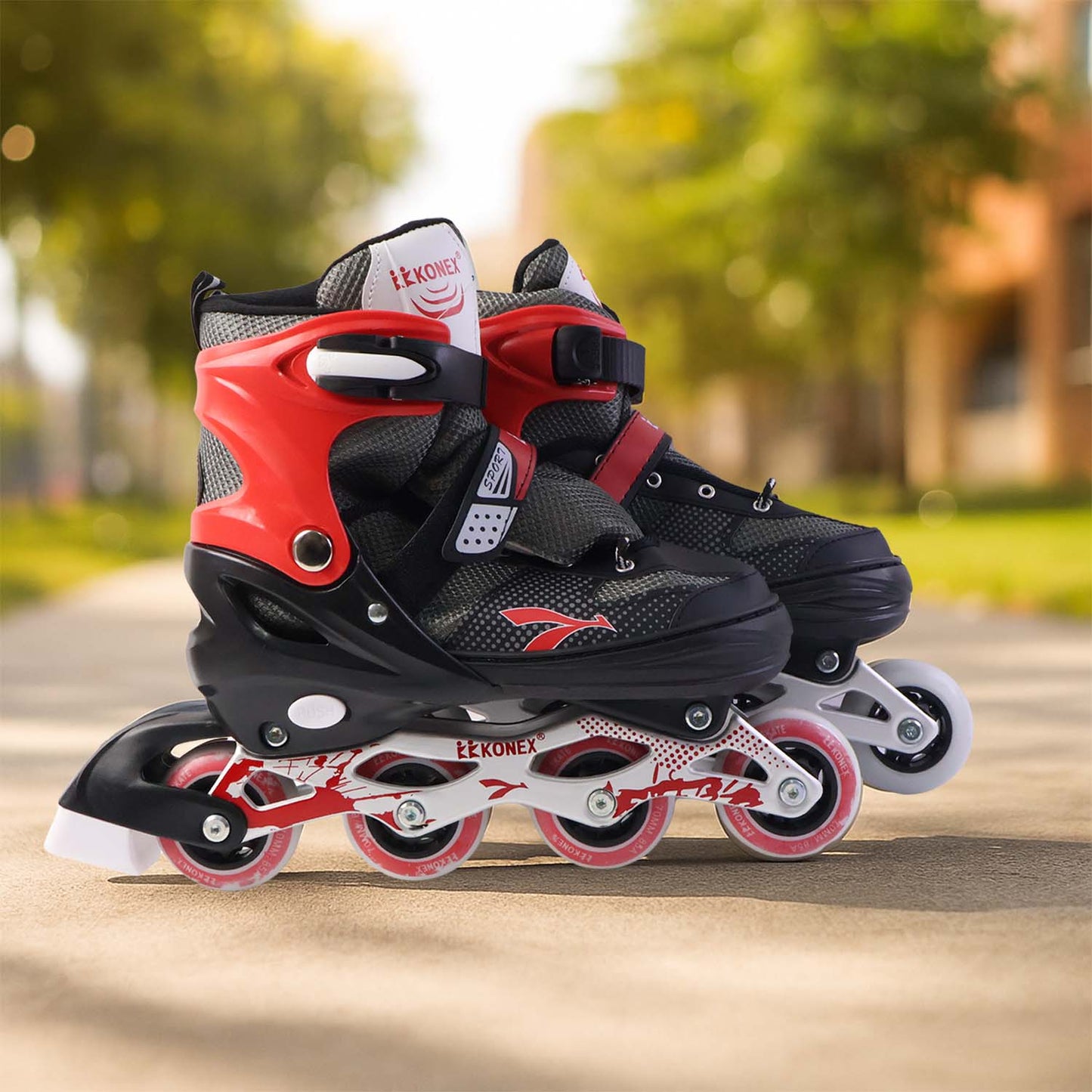 Professional Adjustable Inline Skates for Kids and Adults (XL / 1 Pair) signaturekarts