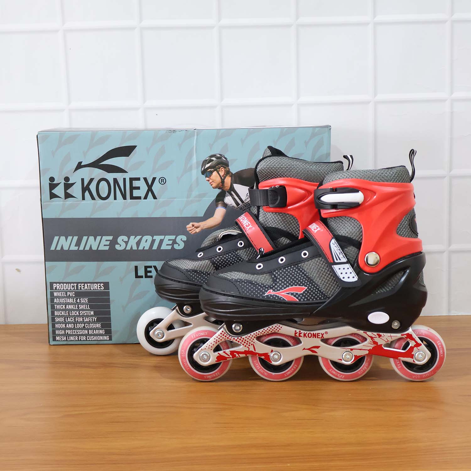 Professional Adjustable Inline Skates for Kids and Adults (XL / 1 Pair) signaturekarts