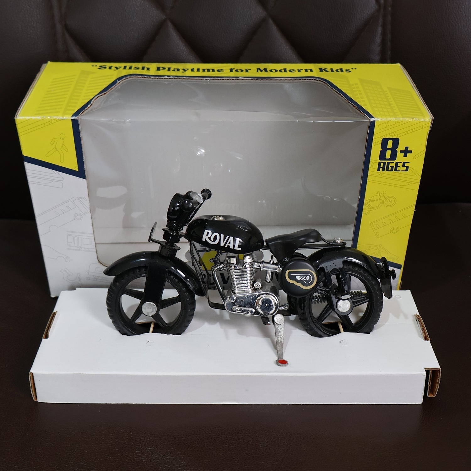 Metal Bullet Bike Toy Model for Kids with Side Stand (1 Pc) signaturekarts