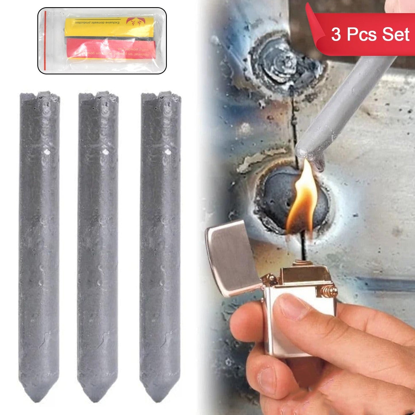 Low Temperature Universal Welding Rod (3 pcs packet) Signaturekarts