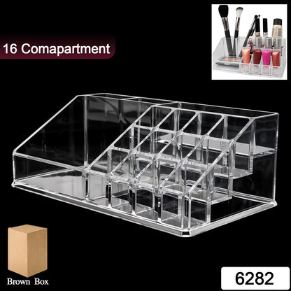 16 Compartment Cosmetic Makeup Jewellery Lipstick Storage Organiser Box Signature kart