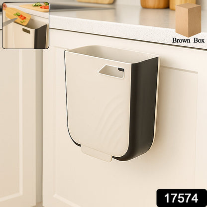 Portable Collapsible Hanging Trash Can for Kitchen & Car signaturekarts