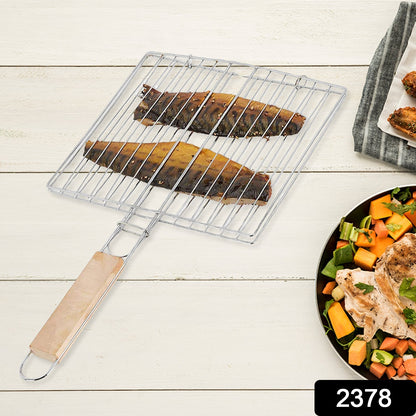 Kitchen Square Roaster Grill Barbecue Grill with Wooden Handle Signature Kart